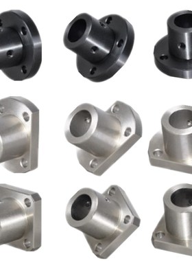 圆法兰切边法兰加厚型导向轴支座GBC21 STHRN25 GBC01-D10 16 20