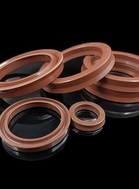 U/Y型密封圈耐高温氟胶油缸油封UN/USH 86/87*98/97*10/12