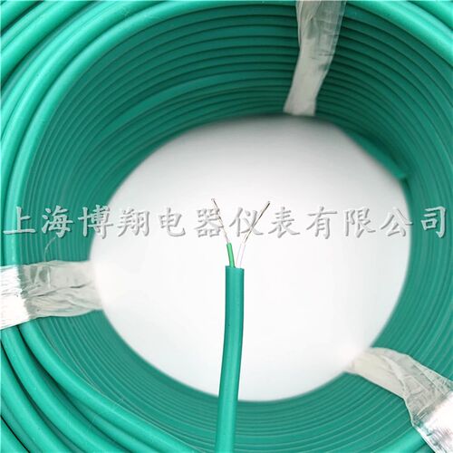 K型硅胶测温线 超柔软热电偶线 绿色欧标补偿导线2*7*0.2感温线