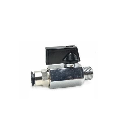 快插气管球阀开关阀门接头8-RC1/4放水开关12-04分关气截止手阀