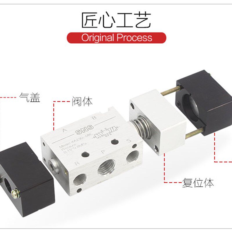 SNS神驰气动控制阀气控阀4A120-06 4A220-08 4A320-10 4A420-15