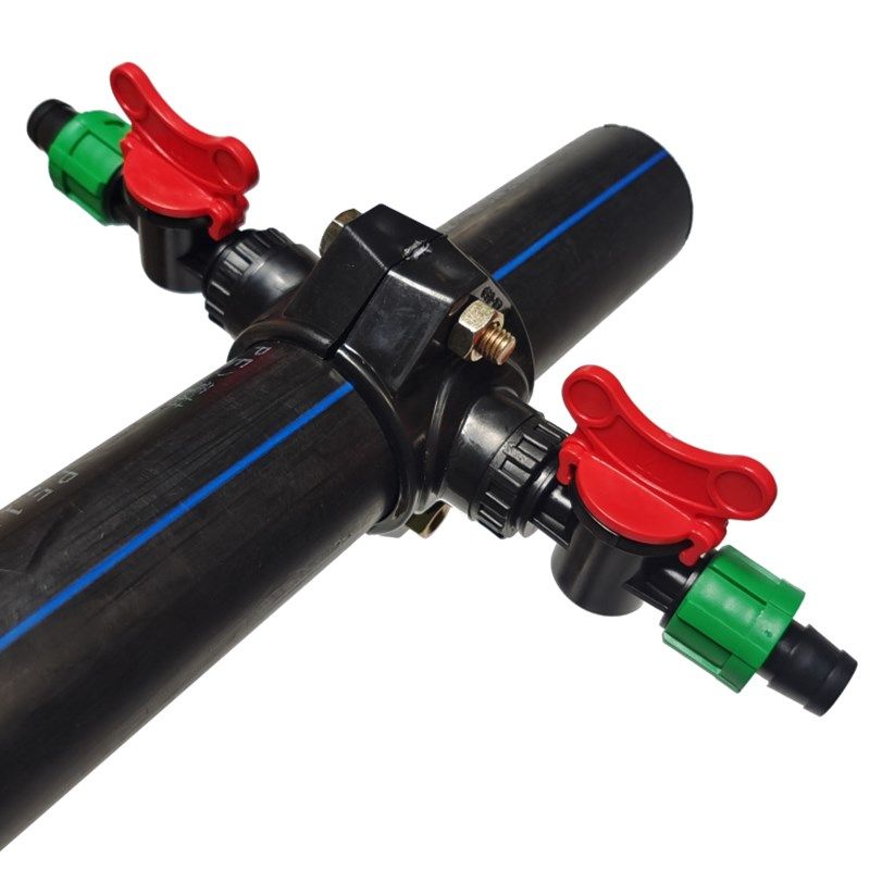 分水鞍座四通主管接滴灌带接头阀门灌溉设备取水阀接口配件浇水优,纺织面料/辅料/配套,服装加工设备,淘宝优惠券,粉丝福利购,淘宝优惠卷