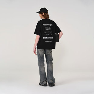 NPNG 立体贴布绣短袖T恤男重磅纯棉cityboy街头时尚情侣上衣