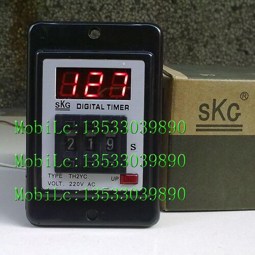 实物拍摄原装正品台湾SKG拨码TH2YC  数显TH2-YC时间继电器