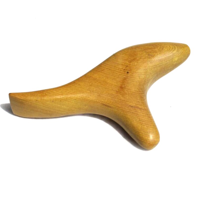 香木三角按摩器木质足底按摩器锥穴位按压木制质三叉实木经络棒