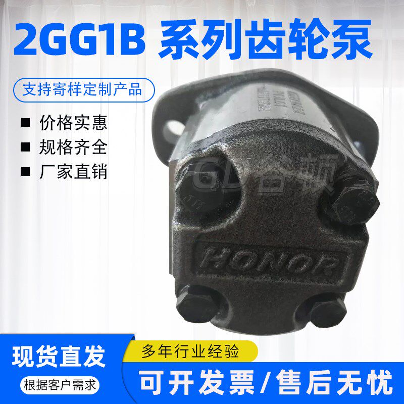 台湾钰盟HONOR齿轮泵2GG1B06R 2GG1P14R 2GG1B24R 2GG1B07R压力泵