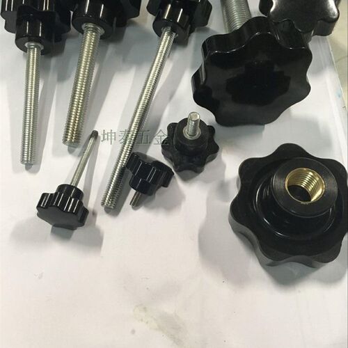 星型手柄螺丝七星梅花手轮M4/M5/M6系列 压紧螺丝帽手拧螺杆旋钮