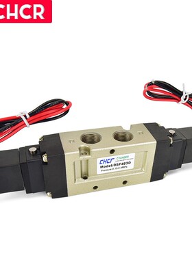 气动电磁阀二位五通电磁阀 先导电磁阀DSF453S/DSF453D AC220V