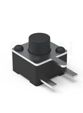 博众轻触开关微动按键4.5x4.5x4.5H-J-180gf-1.2脚长边三脚 特价