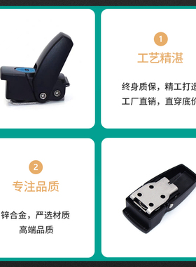 机柜锁锌合金带钥匙锁扣暗藏式搭扣柜锁主机壳工业门锁DK604-1-2