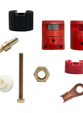 线切割机床导电棒绝缘套铜螺丝杆螺母雄峰瑞钧中走丝导电块绝缘座