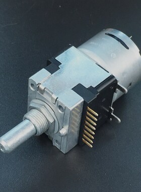 原装ALPS-RK168型单排8脚双联马达遥控电位器50KA2半圆轴长20mm