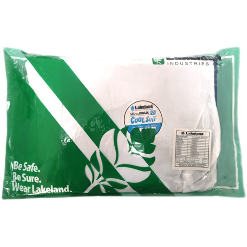 雷克兰防护服AMN428E化学连体带帽透气凉爽型防尘防化服AMMC428E