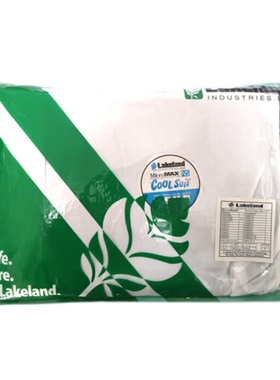 雷克兰防护服AMN428E化学连体带帽透气凉爽型防尘防化服AMMC428E