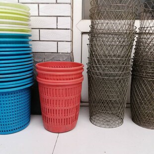 老库存 80年代 垃圾筐 怀旧字纸篓 铁丝垃圾筐 塑料垃圾篓