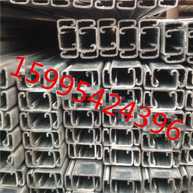 光伏支架/太阳能支架/镀锌C型钢有孔/无孔41*21*2.0厂房支架