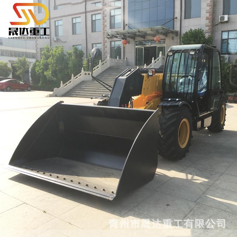 多功能伸缩臂搬运车新型高空物料搬运设备工厂集装箱伸缩臂叉车