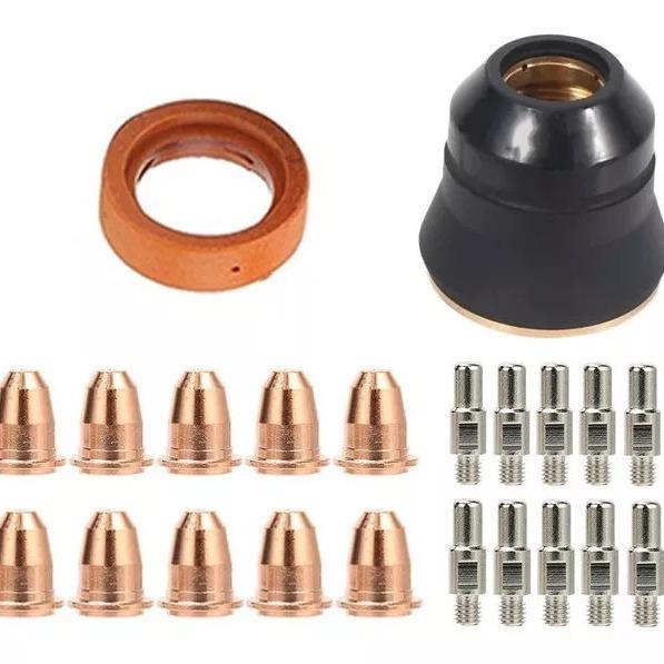 等离子焊枪S45电极割嘴保护帽涡流环配件22件套