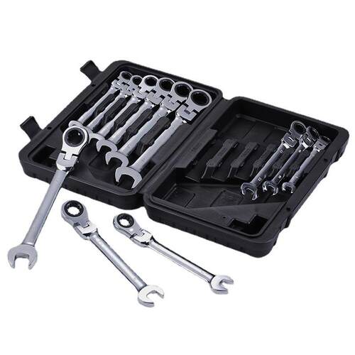 定宇工具销售8-19MM黑色吹塑盒12PCS工具箱