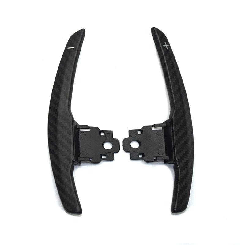 适用于宝马汽车改装M3M43系4系5系6系方向盘换挡拨片碳纤维装饰