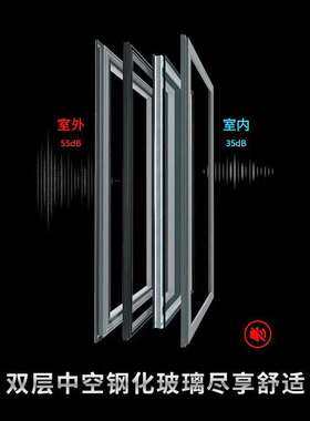 断桥铝门窗封阳台落地隔音卧室客厅铝合金窗户110系列封窗系统窗