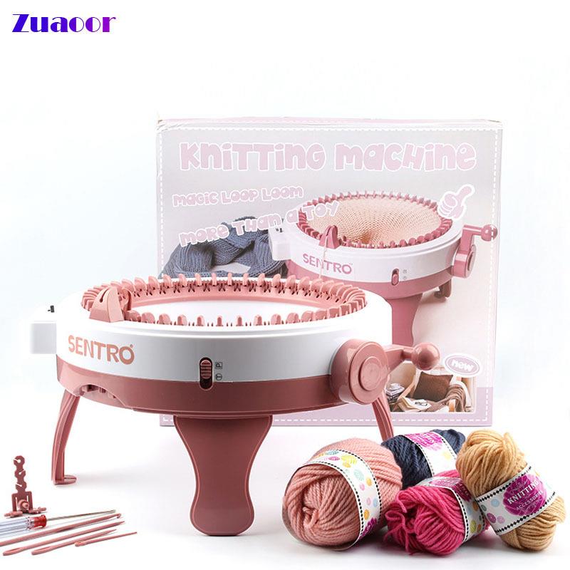 新品新款缝纫编织器儿童大号编织器48针星星圆筒羊毛机编织毛线