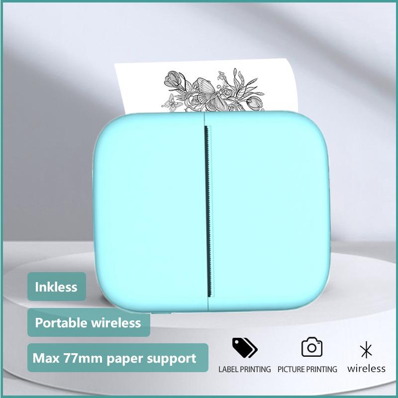 3寸勋尘宽幅高清错题打印机小标签学生作业照片抄题手账热敏打印