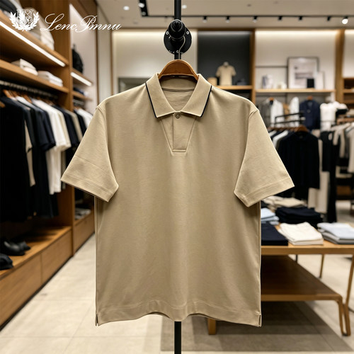 LP老钱风舒服休闲短袖Polo衫T恤