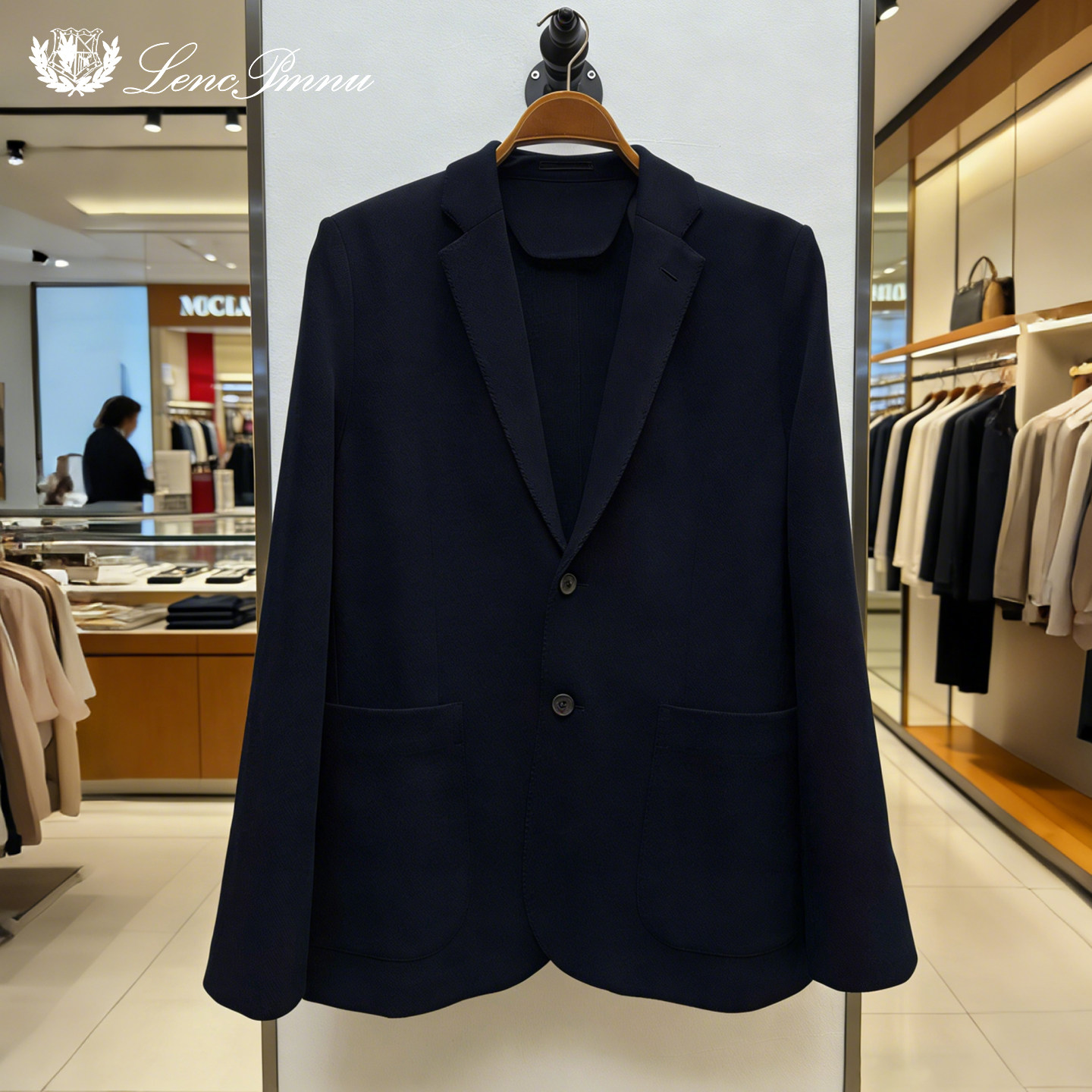 LP老钱风单排扣休闲西服外套男