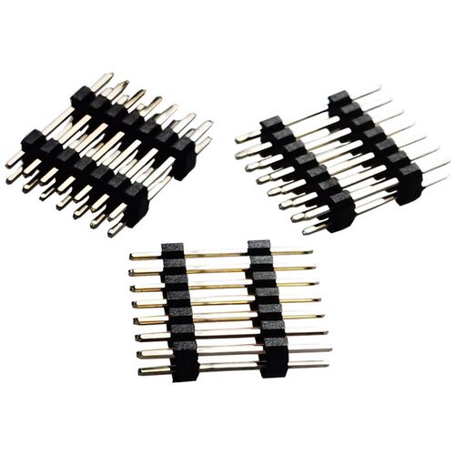 2.0MM 3+4双排双塑排针 2*2/3/4/5/6/7/8/9/10 20P 40P 总高L21MM