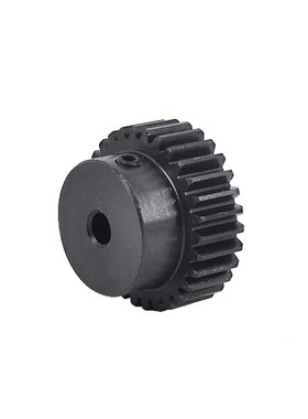 正齿轮1.5模44齿1.5M44T 凸台正齿轮内孔8-25精加工直齿轮 齿厚15