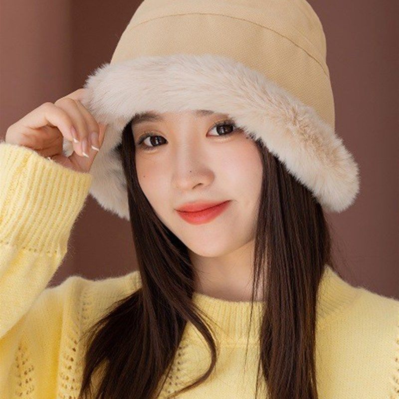 2023新款帽子女款冬季加厚羊羔毛渔夫帽冬天保暖棉帽毛绒雷锋盆帽,纺织面料/辅料/配套,服装加工设备,淘宝优惠券,粉丝福利购,淘宝优惠卷