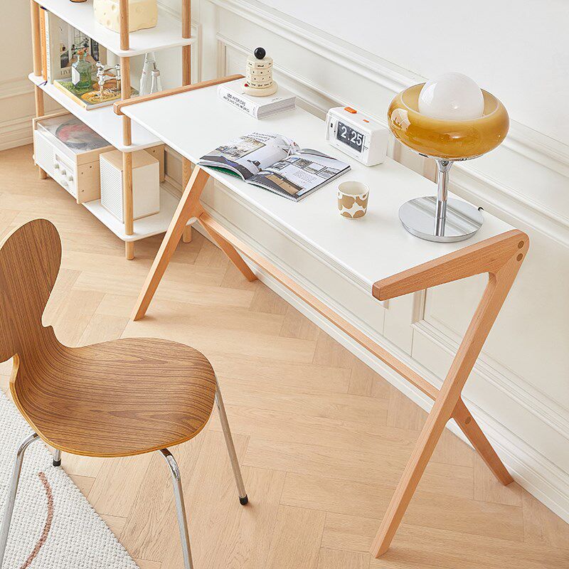 小卡家居北欧现代简约电脑桌家用书桌学习桌小户型日式写字桌子