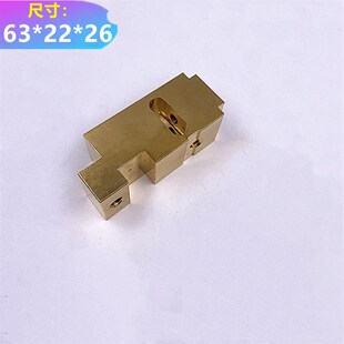 西部导电座慢走丝上导电块固定座纯铜上机头给电板座M50A 50B气缸