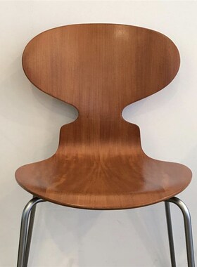 DPstudio 蚂蚁椅北欧简约不锈钢设计师ins风休闲餐椅7字椅