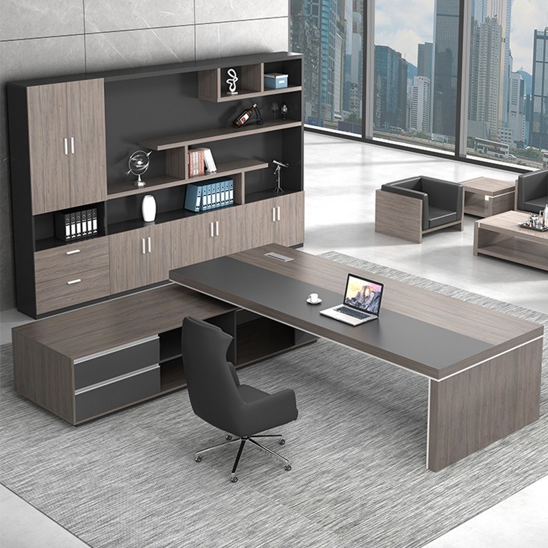 老板办公桌椅组合经理桌总裁桌主管桌简约现代办公家具大班台现货