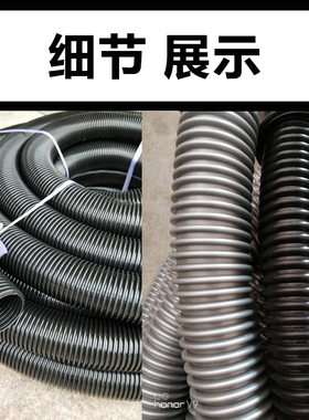 工业吸尘管 蓝色PVC橡胶伸缩软管 除尘管软接头 波纹通风管下水管