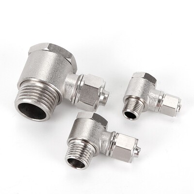 KNPH全铜直角铰链式外六角快拧接头PH4 6 8 10 12-M5 01 02 03 04