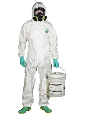 Lakeland雷克兰防护服CT2S428E带帽连体衣防化服防喷溅酸碱服C级