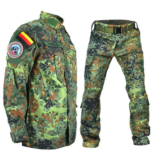 德国斑点丛林作训服ACU野战服国产复刻GSG9特种作战臂章Flectarn