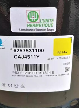 原装冷库泰康制冷压缩机CAJ4517Z/ CAJ4519T/ CAJ9480T/ CAJ9480Z