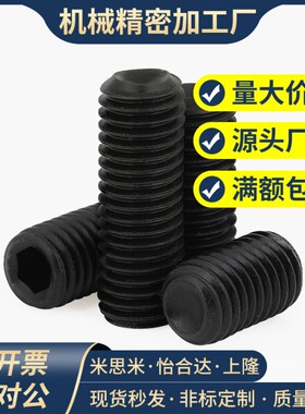 米思米内六角止动螺丝MSSF5-4/5/6/8/10/12/16/20 TAY01/TAY02-M5