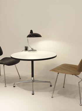 DPstudio 伊姆斯餐桌会议桌ins博主同款圆桌洽谈桌设计师办公桌