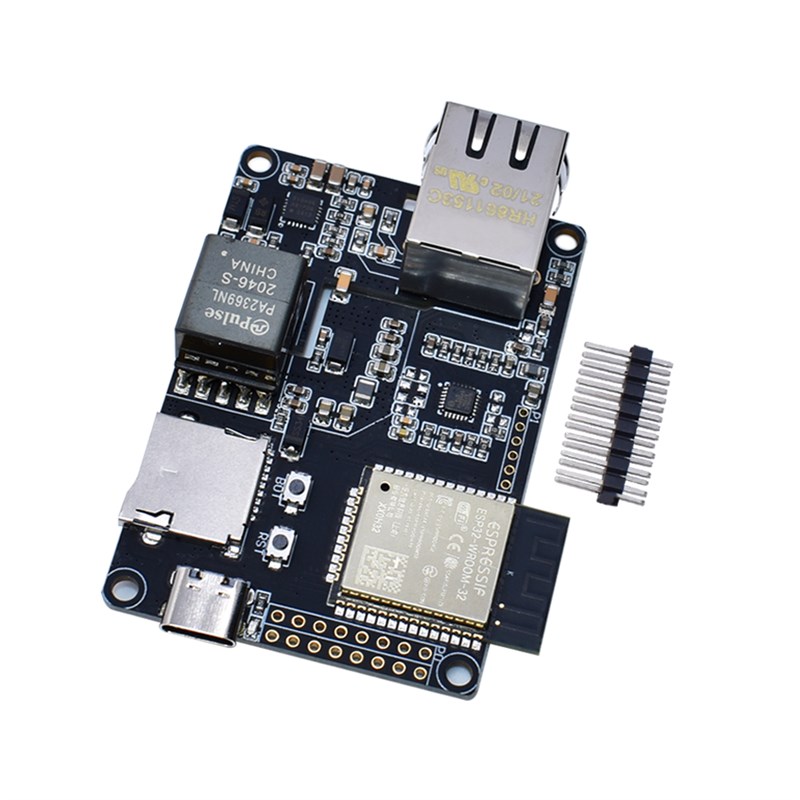 TTGO T-Internet-POE ESP32 以太网适配器和下载器扩展板