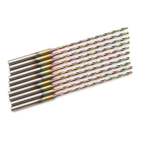 2.35mm柄小钻头加长变径淬火麻花钻木工蜜蜡世新雕刻牙机打孔钻头