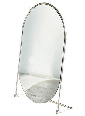 DPstudio 韩国ins风桌面化妆镜金属简约桌面镜台式少女梳妆镜