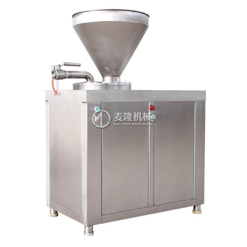 不锈钢液压灌肠机双管双杆香肠腊肠红肠老火腿大小液压灌肠机器