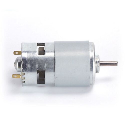 775电机 单双滚珠轴承 12V24V36V高低速直流马达 大扭矩D型轴带轴