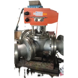 电动Y型三通自动换向阀 Q943F-16CQ 和粉体气力输送分向阀 分路阀