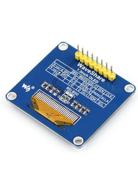 树莓派4B SH1106 1.3寸 OLED屏/模块 显示屏 12864 蓝色 直排针